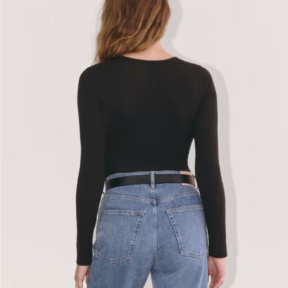 Everlane Lux Rib Long-Sleeve Crew - Picture 9 of 9